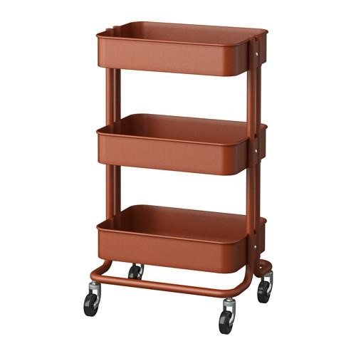 IKEA RÅSKOG推車 紅色/棕色 NT.1495 圖片來源_IKEA IKEA RÅSKOG推車 紅色/棕色 NT.1495 圖片來源_IKEA